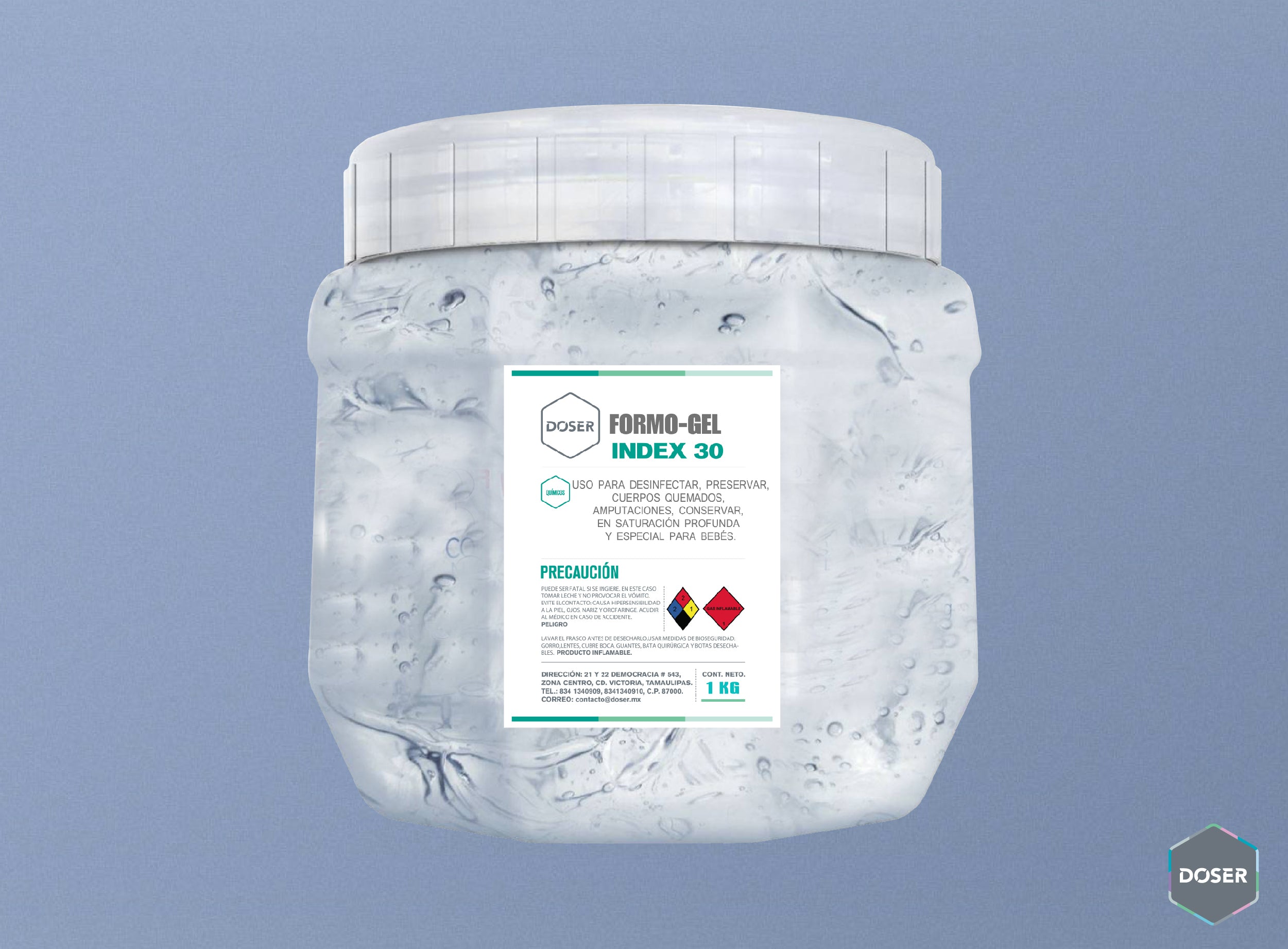 Formo Gel 1 kg: Desinfectante y Preservador Especial para Cuerpos con Amputaciones y Bebés Formo Gel 1 kg: Desinfectante y Preservador Especial para Cuerpos con Amputaciones y Bebés
